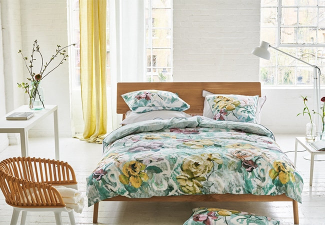 Parure en percale de coton - Tapestry Flower (Designers Guild)