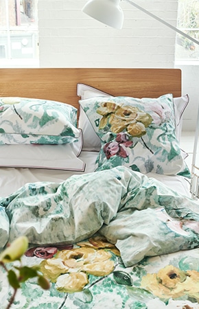 Parure en percale de coton - Tapestry Flower (Designers Guild)