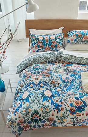 Parure en percale de coton - Ikebana Damask (Designers Guild) EN