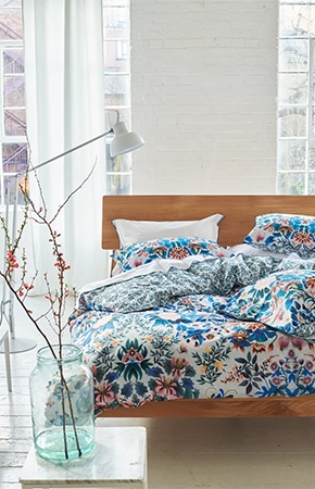Parure en percale de coton - Ikebana Damask (Designers Guild) EN