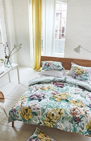 Parure en percale de coton - Tapestry Flower (Designers Guild) EN