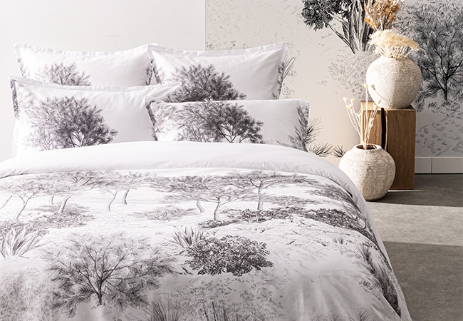 Parure en satin de coton bio Dune Blanc (Alexandre Turpault) EN